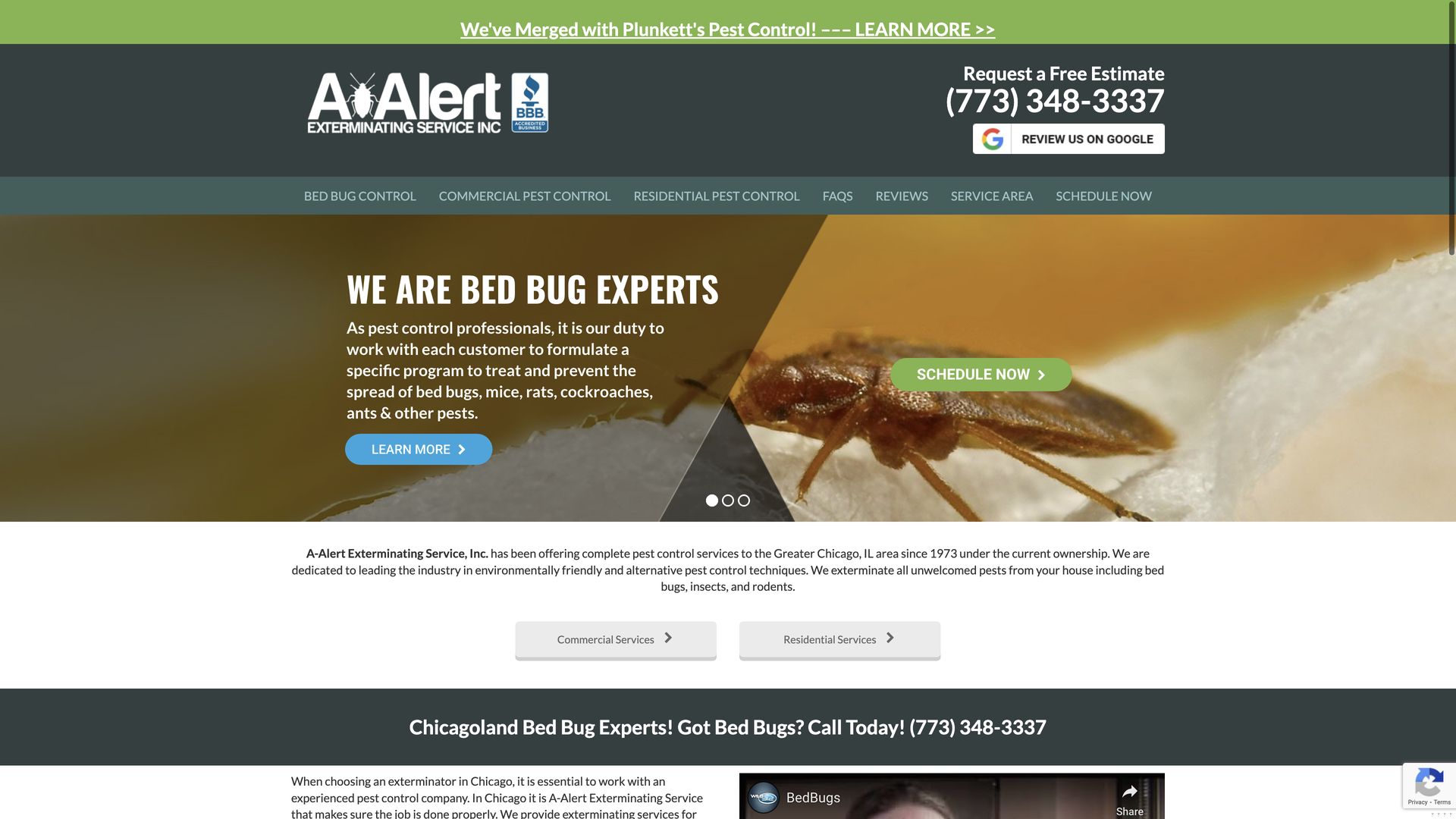 Pest Control Company A Alert Exterminating Service Inc