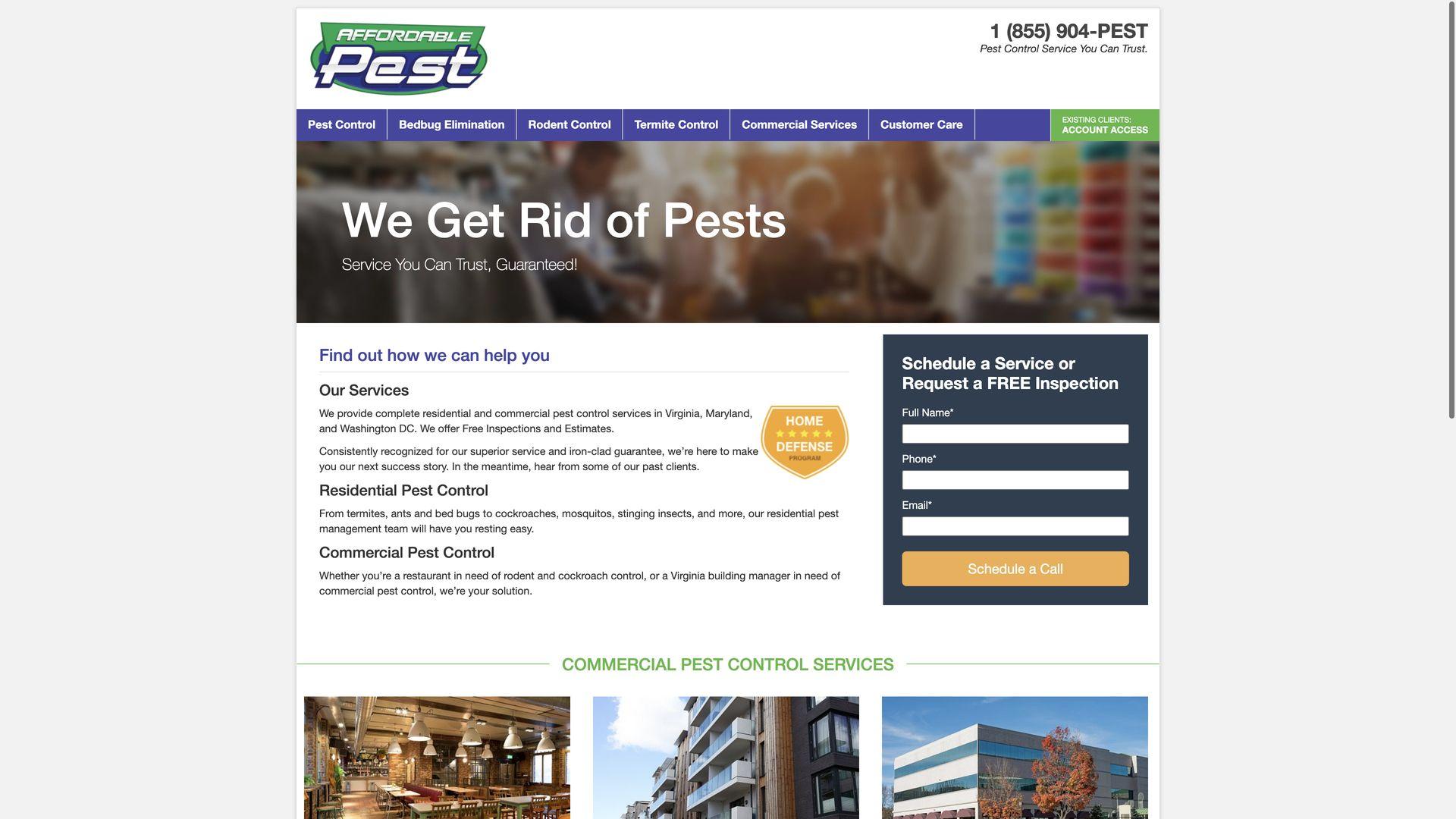 Pest Control Company Affordable Pest