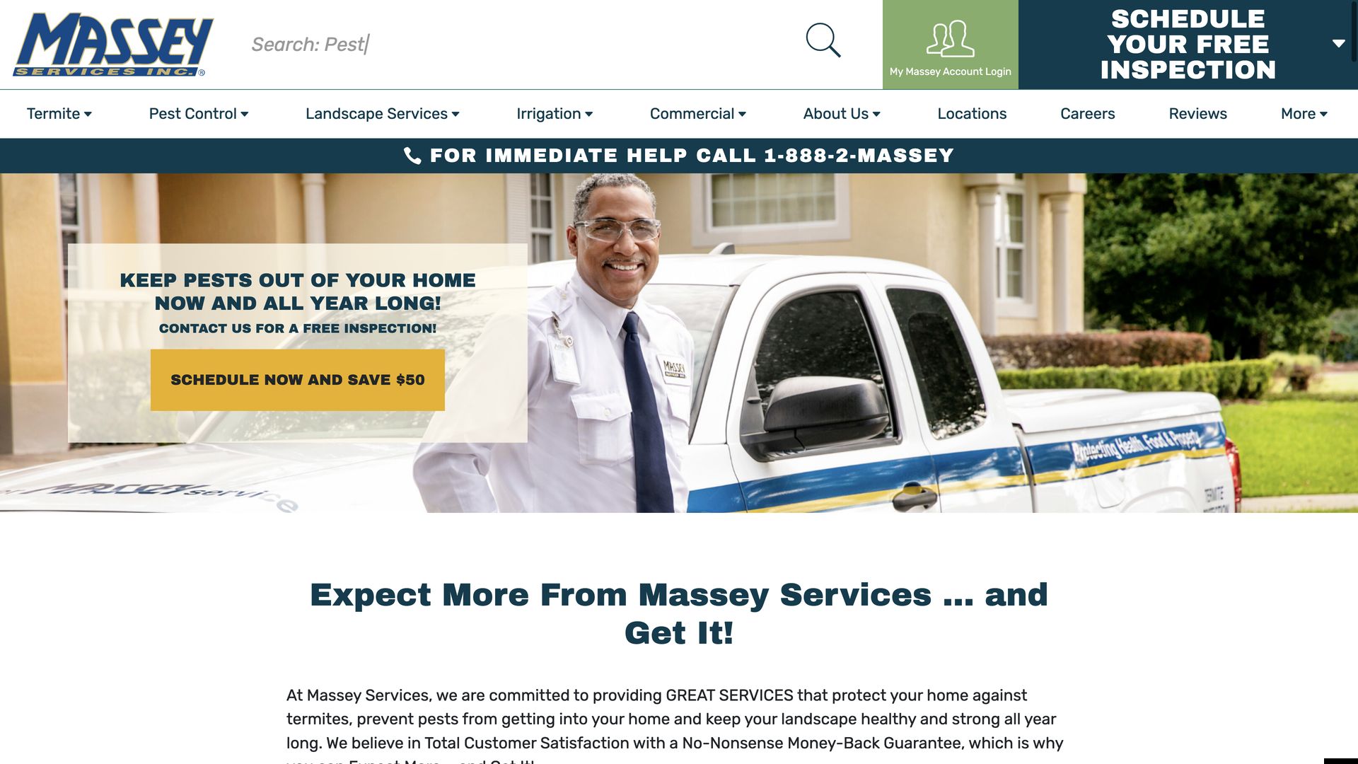 Pest Control Company Massey Services Pest Control