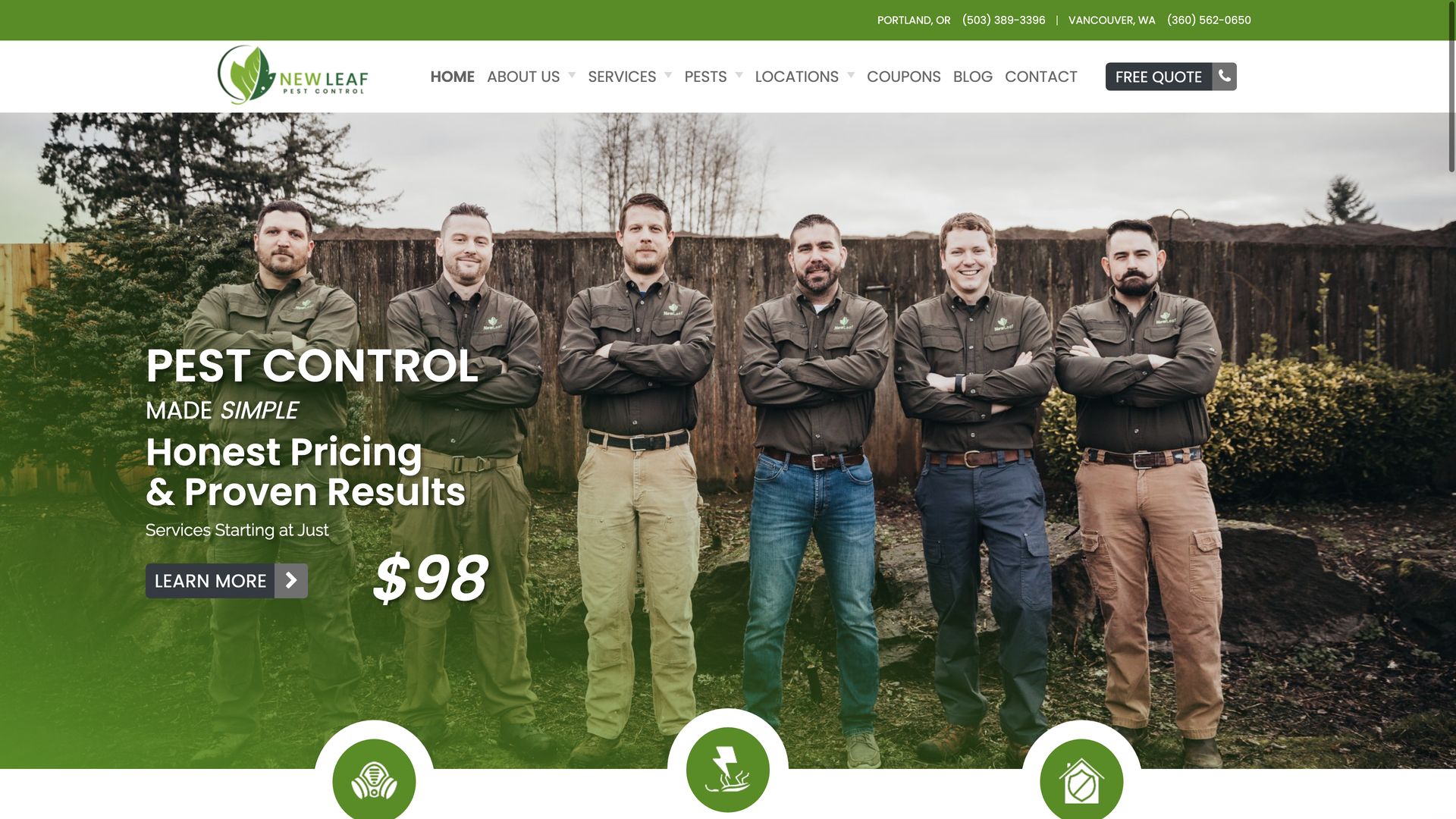 Pest Control Company New Leaf Pest Control