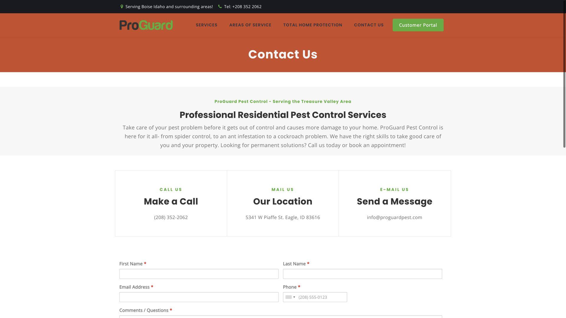 Pest Control Company ProGuard Pest Control